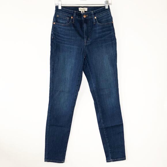 Madewell Jeans Curvy High Rise Skinny 26 Stretch Denim - Picture 1 of 5